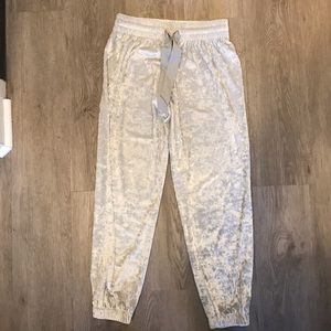 Velvet jogger
